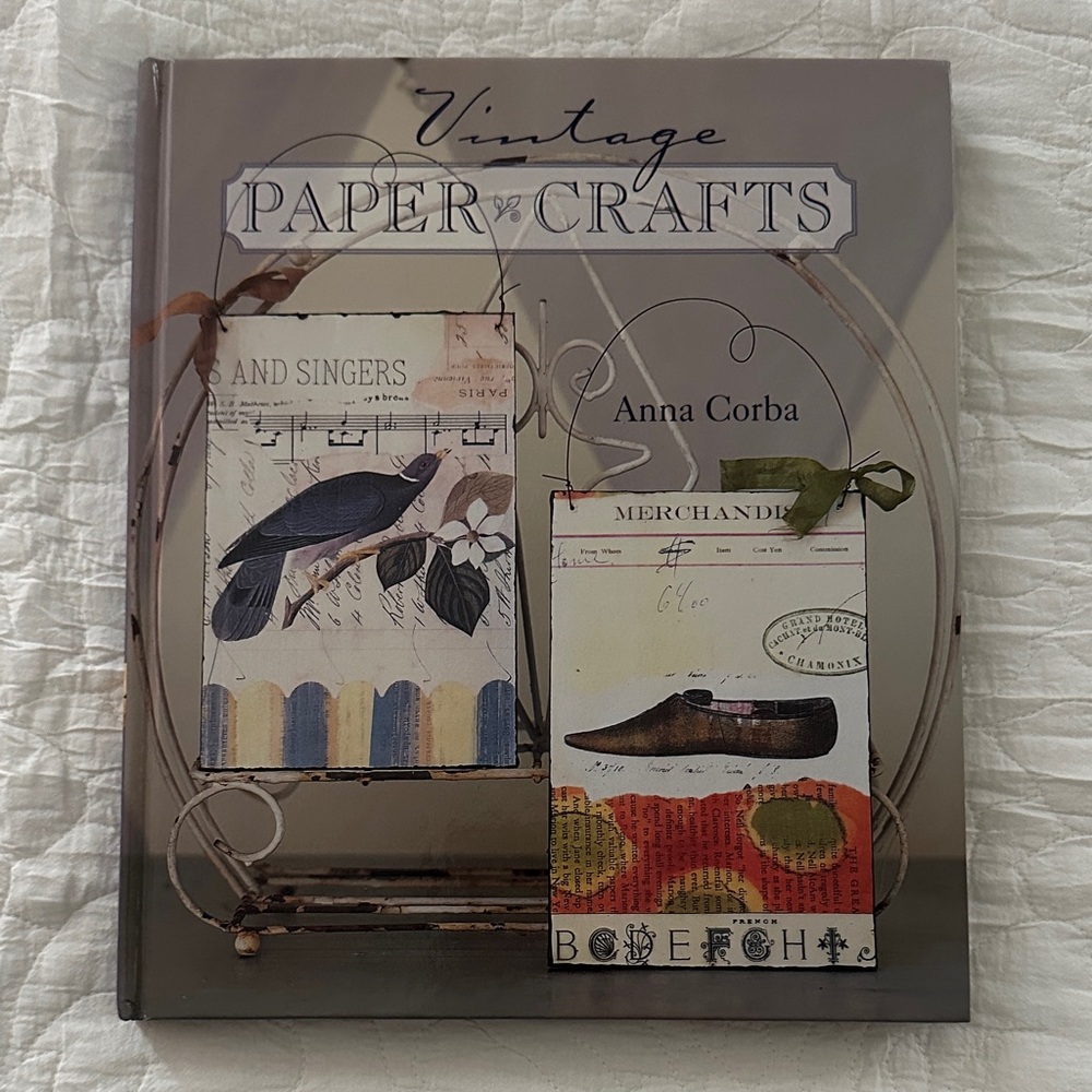 Vintage Paper Crafts Book by Anna Corba